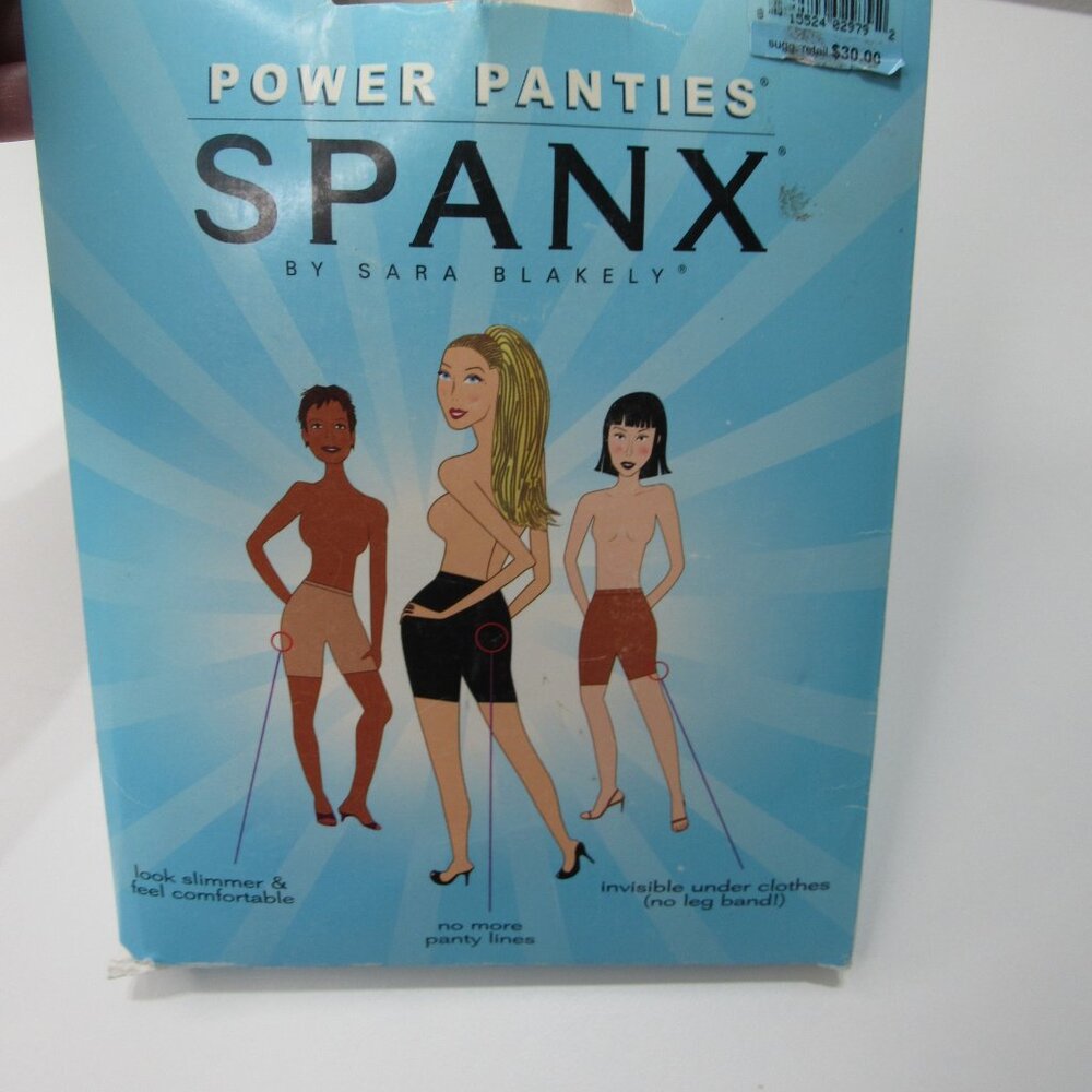 SPANX BY SARA BLAKELY Power Panties Underwear Hosiery shaper Bare size F